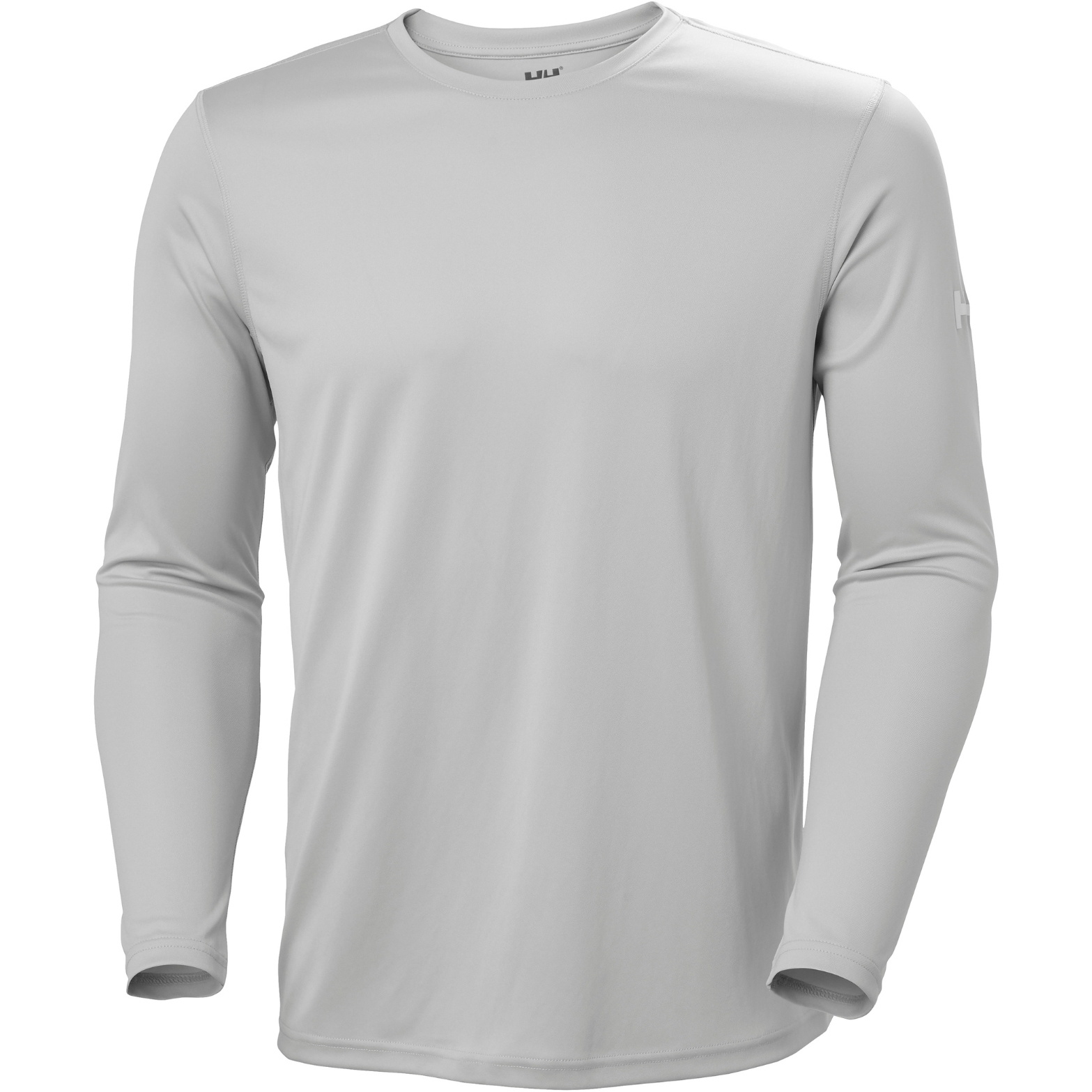 2026 Helly Hansen Mens Tech Crew Long Sleeve 2.0 49582 - Grey Fog